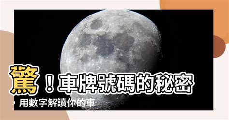 數字總合 吉凶|選牌技巧知多少！從數字五行解析車牌吉凶